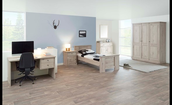 Chambre-enfant-Kent-decor-bois-chene-millenium-gris-clair-K540-Meubarjpg