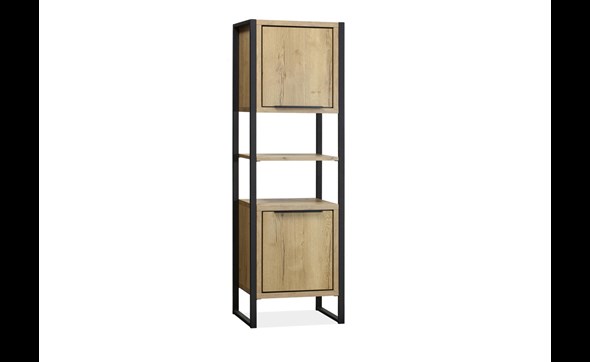 Colonne-bar-Carlton-2-portes-lamulux-natur-63cm-Maxfurn