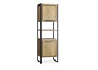 Colonne-bar-Carlton-2-portes-lamulux-natur-63cm-Maxfurn