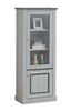 Colonne-vitrine-2-portes-Emma-decor-bois-chene-clair-72cm-Oosterlynck