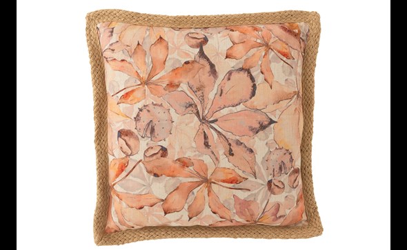 Coussin-garden-polyester-beige-vert-12984