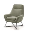 Fauteuil-Prima-tissu-bloq-eucalyptus-vert-pied-metal-noir-Comodi-Sofa