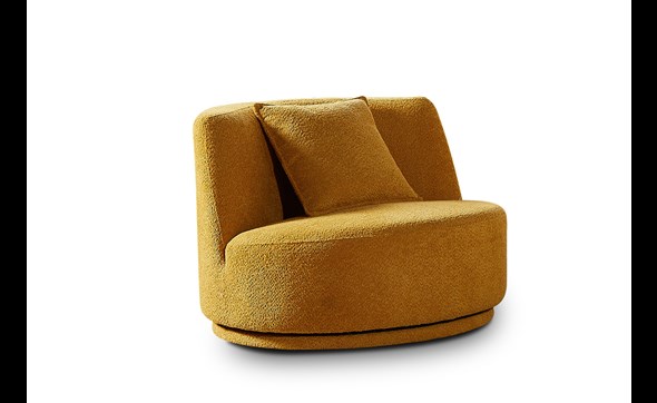 Fauteuil-pivotant-swivel-Big-tissu-maka-jaune-Comodi-Sofa