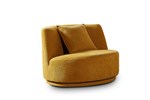 Fauteuil-pivotant-swivel-Big-tissu-maka-jaune-Comodi-Sofa