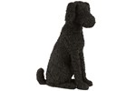 Figurine-chien-Max-16026-resine-noir-Jolipa