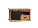 Meuble-TV-1-porte-1-tiroir-Industry-lamulux-manguier-110cm-Maxfurn