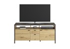 Meuble-TV-In-Loft-44-Artisan-Oak-Stahl-dunkel-front-FMD