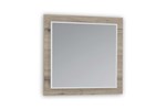 Miroir-Belluno-decor-chene-brun-clair-K541-60cm-Evan