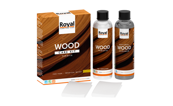 Royal-wood-care kit teakfix-500ml-Oranje