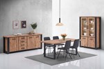 Salle-a-manger-Estrella-vitrine-decor-bois-industrial-oak-noir-Oosterlynck