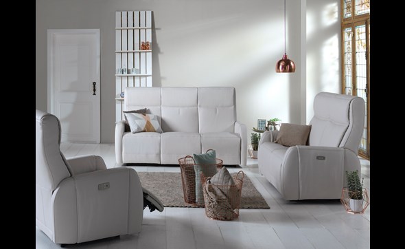 Salon-Argos-canape-3-places-2-places-fauteuil-relax-electriques-cuir-blanc-Recor