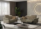 Salon-Carlina-tissu-bloq-Forest-cushions-clips-Moss-3211RR + 2011-Comodi-Sofa