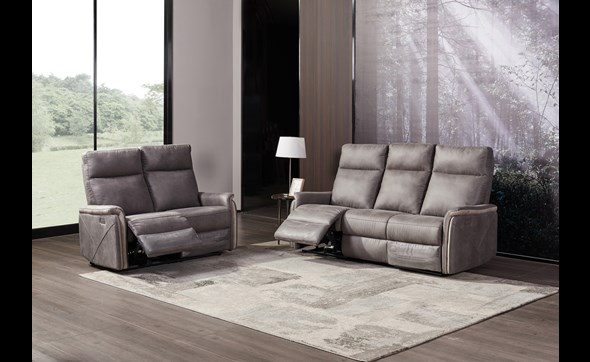 Salon-relax-electriques-Zenith-tissu-elephant-silver-Comodi-Sofa