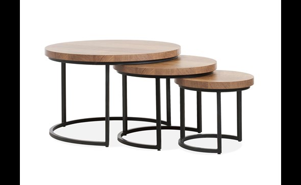 Set-3-tables-de-salon-Hugo-old-teak-lamulux-Maxfurn