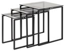 Set-3-tables-de-salon-Katrine-83625-plateau-verre-fume-pieds-metal-noir-50cm-01-Actona