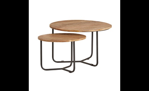 Set-tables-de-salon-Centro-bois-mango-BSC.CT.0014-Nijwie