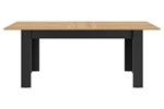 Table-Diagone-Manchester-decor-bois-noir-E16040-200cm-front-Gautier