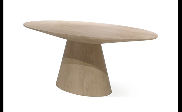 Table-Ross-chene-massif-placage-Comodi-living