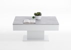 Table-de-salon-Avola-decor-beton-gris-laque-blanc-100cm-FMD