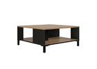 Table-de-salon-carree-Trust-decor-bois-brun-noir-chene-helvezia-J0J087-81cm-Gautier