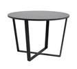 Table-ronde-Amble-decor-print-black-base-matt-black-85735-110cm-Actona