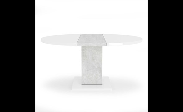 Table-ronde-extensible-Goyal-N°13-laque-front-Sciae