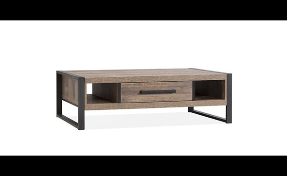 Table-salon-1-tiroir-Cascade-lamulux-mokka-135cm-Maxfurn