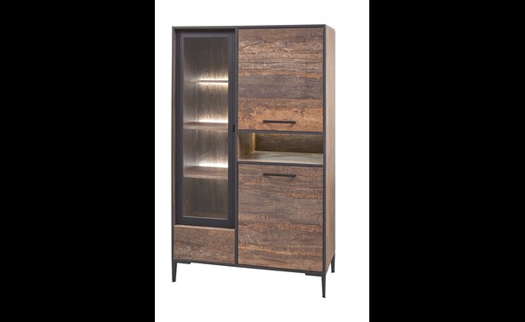 Vitrine-3-portes-1-tiroir-1-niche-Perugia-decor-brun-fonce-noir-mat-K647-V1-106cm-Evan