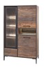 Vitrine-3-portes-1-tiroir-1-niche-Perugia-decor-brun-fonce-noir-mat-K647-V1-106cm-Evan