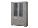 Vitrine-4-portes-Elite-decor-bois-chene-133cm-Oosterlynck