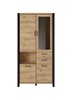 Vitrine-Aktiv-decor-bois-taurus-oak-24TWLK13-100cm-front-Helvetia