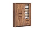 Vitrine-Ensor-decor-bois-acacia-125cm-Oosterlynck