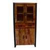 Vitrine-Sohoto-bois-massif-manguier-115cm-front-Idea